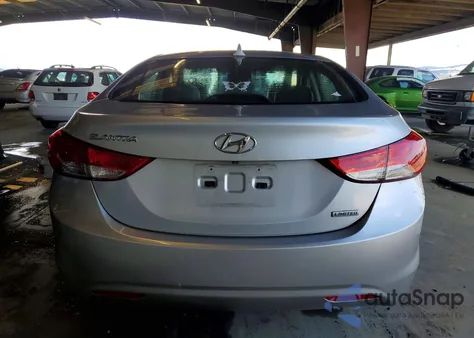 2012 Hyundai Elantra Gls z USA, uszkodzony, nr VIN 5NPDH4AEXCH087294
